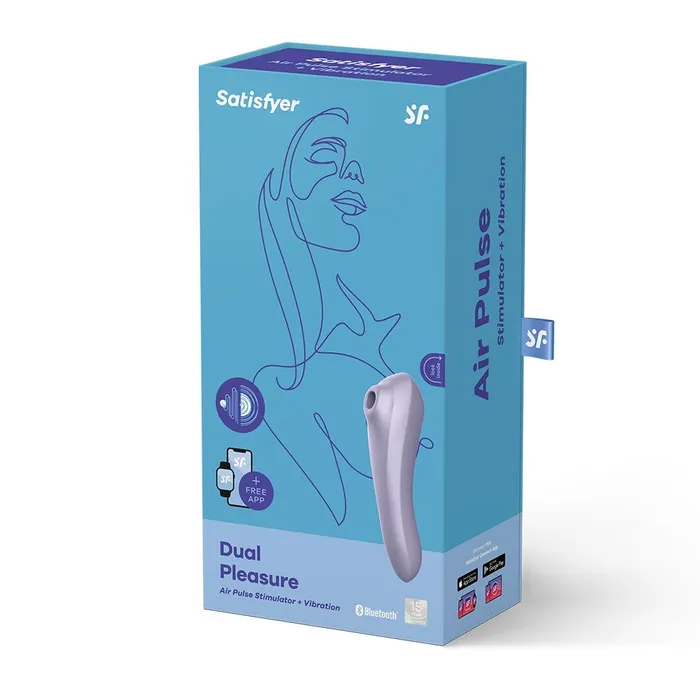 HonourSkintwocom Vibrators Satisfyer App Enabled Dual Pleasure Mauve