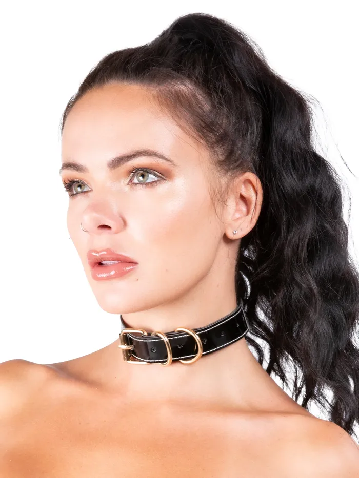 HonourSkintwocom Vibrators Splendour Patent Collar Red