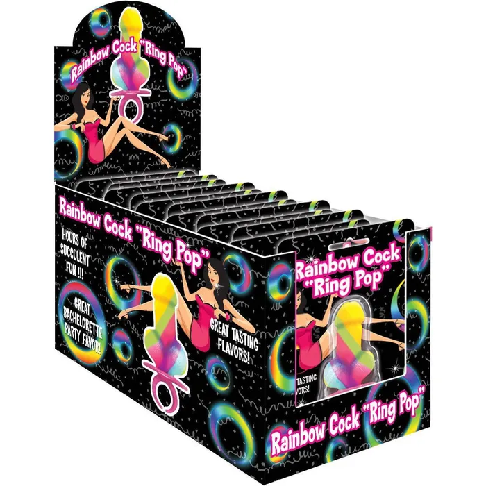 HottProducts HottProducts Rainbow Cock Ring Pop Male Sex Toys