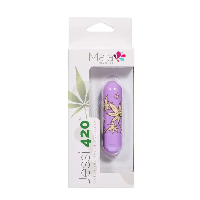 Jessi 420 Purple Remote Mini Bullet Maia Toys Vibrators