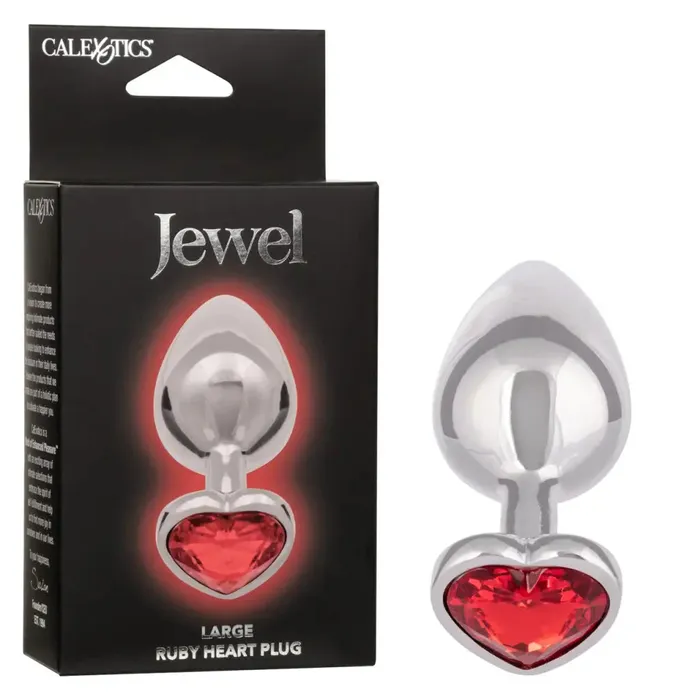 Jewel Large Ruby Heart Plug California Exotic Novelties Anal