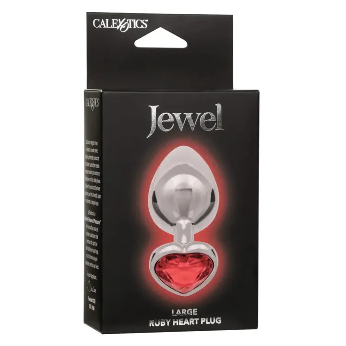 Jewel Large Ruby Heart Plug California Exotic Novelties Anal