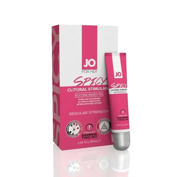 JO JO Spicy Clitoral Gel Warming Stimulant SiliconeBased 034 fl oz 10 ml Female Sex Toys JO JO Spicy Clitoral Gel Warming Stimulant SiliconeBased 034 fl oz 10 ml Female Sex Toys