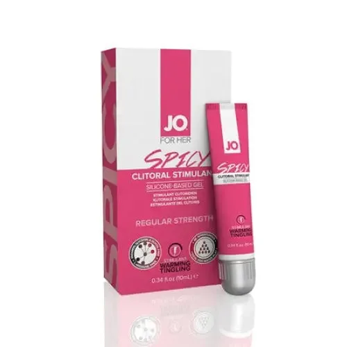 JO JO Spicy Clitoral Gel Warming Stimulant SiliconeBased 034 fl oz 10 ml Female Sex Toys JO JO Spicy Clitoral Gel Warming Stimulant SiliconeBased 034 fl oz 10 ml Female Sex Toys