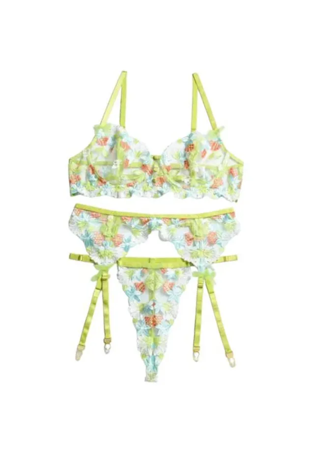KAAL Anal Enchanted Forest 3PC Lingerie Set