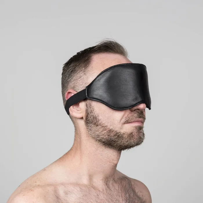 Leather Ultra Foam Blindfold REGULATION Restraints Leather Ultra Foam Blindfold REGULATION Restraints