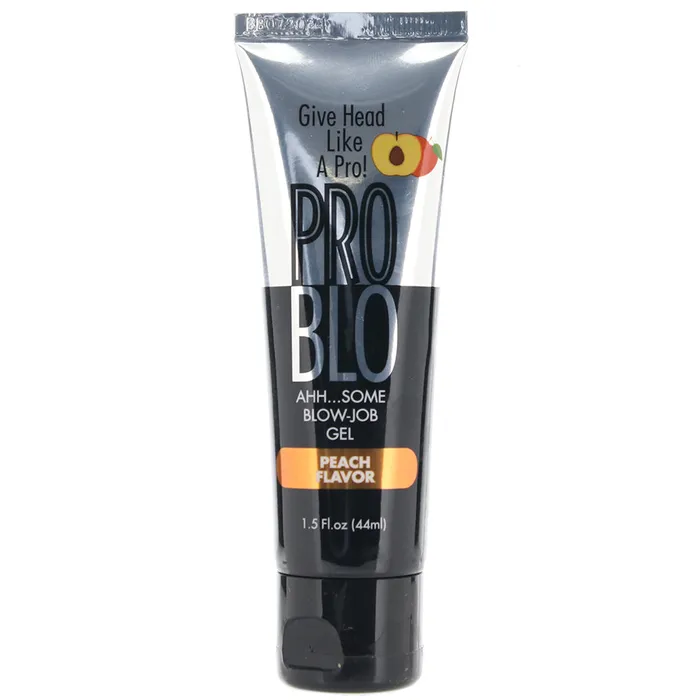 Little Genie Enhancers Pro Blo Flavored Oral Gel 15oz44ml in Peach