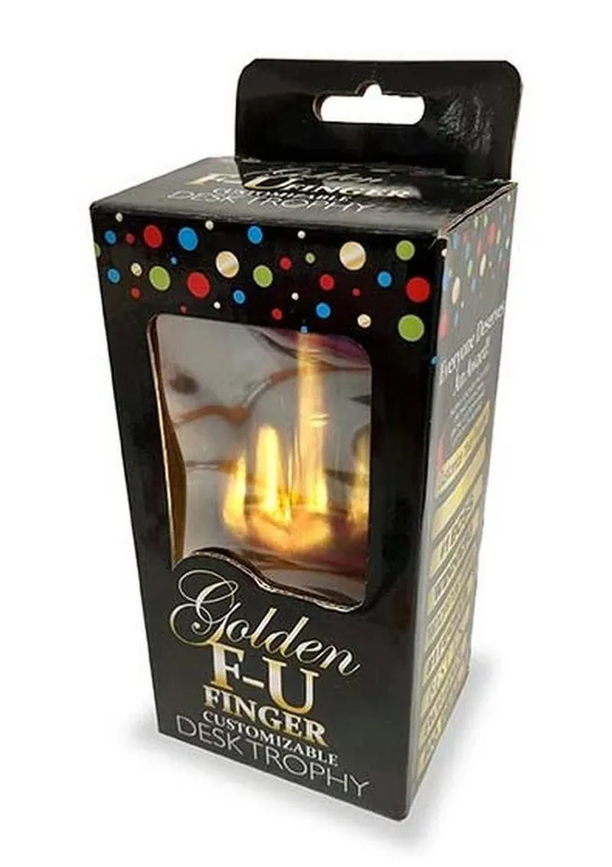 Little Genie Female Sex Toys Golden FU Finger Trophy