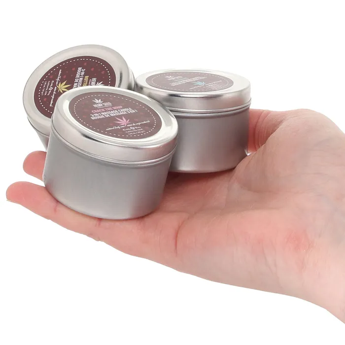 Lovers 3in1 Massage Candle Trio in 3 x 175oz50g Earthly Body Female Sex Toys