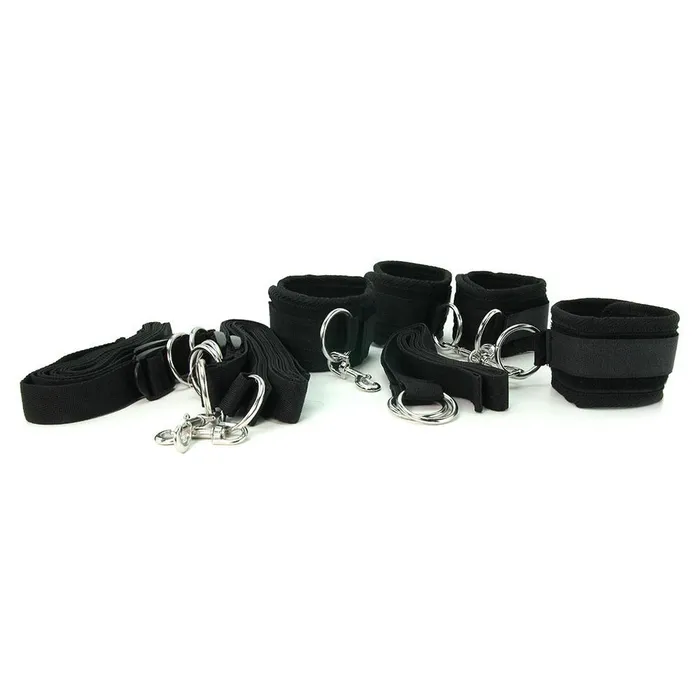 Lux Fetish Couples 7 Piece Bed Spreader Restraint System Lux Fetish Couples 7 Piece Bed Spreader Restraint System