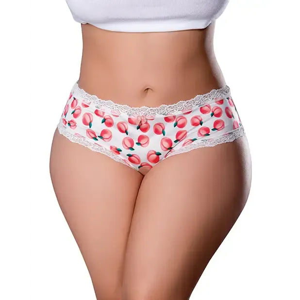Magic Moments Intl Vibrators Sweet Treats Crotchless Boy Short wWicked Sensual Care Peach Lube White QN Magic Moments Intl Vibrators Sweet Treats Crotchless Boy Short wWicked Sensual Care Peach Lube White QN