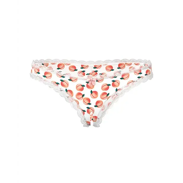 Magic Moments Intl Vibrators Sweet Treats Crotchless Boy Short wWicked Sensual Care Peach Lube White QN