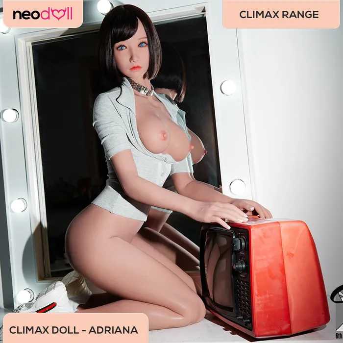 Male Sex Toys Climax Doll Climax Doll Adriana Realistic Sex Doll Gel Breast 158cm Tan