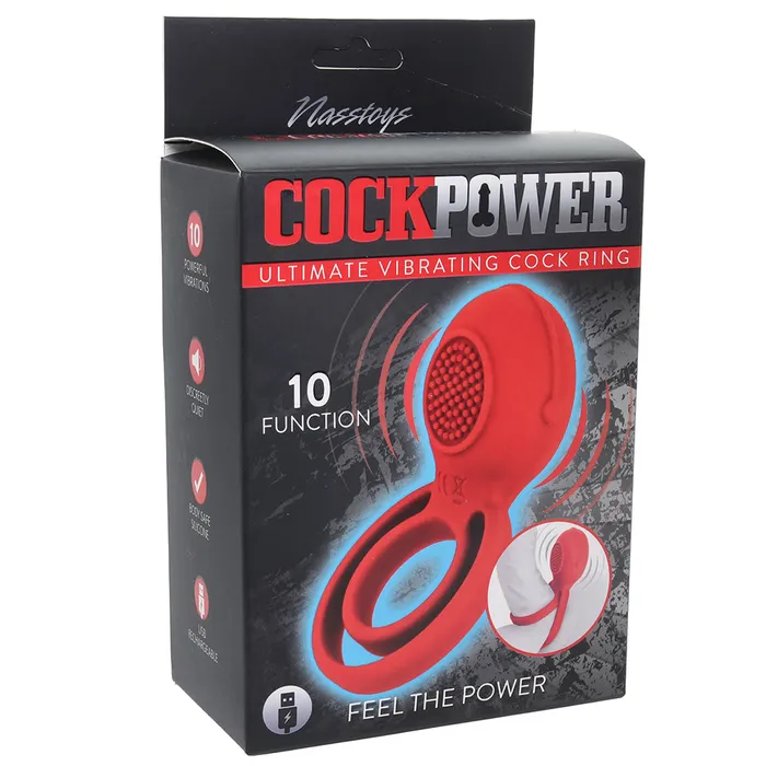 Male Sex Toys Cock Power Ultimate Vibrating Ring Nasstoys