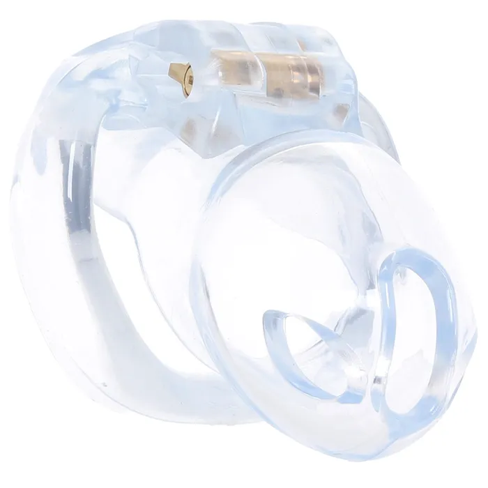 Male Sex Toys Electric Eel Lockmaster 35 Inch SeeThru Side Lock Chastity Cage