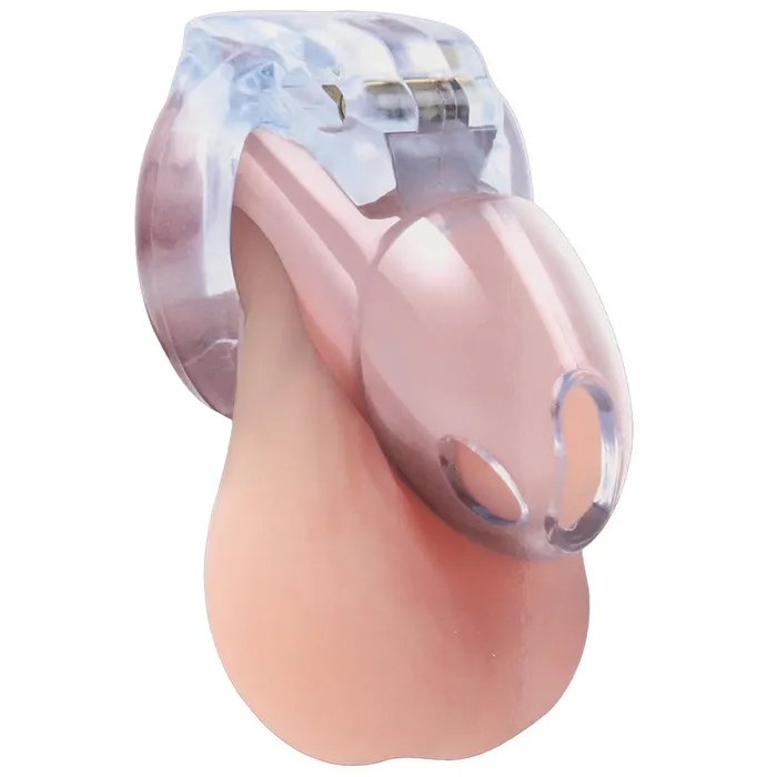 Male Sex Toys Electric Eel Lockmaster 35 Inch SeeThru Side Lock Chastity Cage