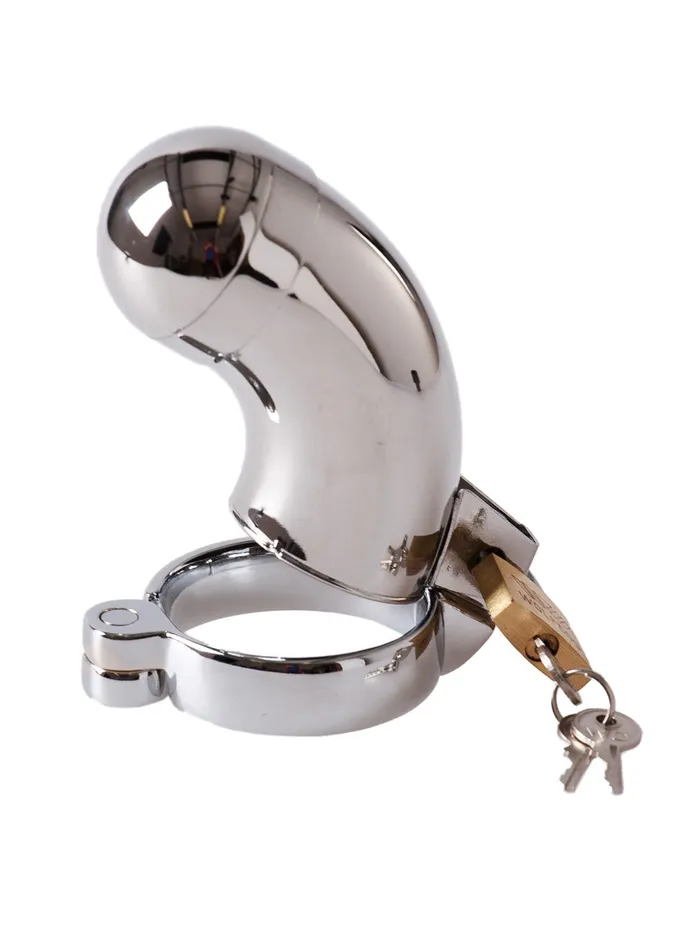 Male Sex Toys HonourSkintwocom Solid Metal Chastity Device