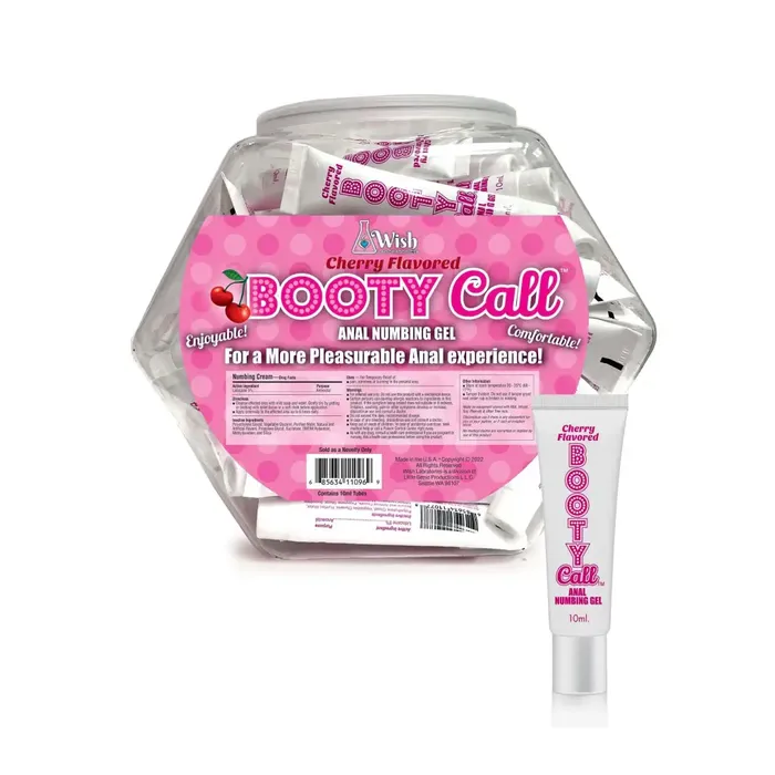 Male Sex Toys Little Genie Booty Call Fishbowl 65 Pillow Packs Cherry