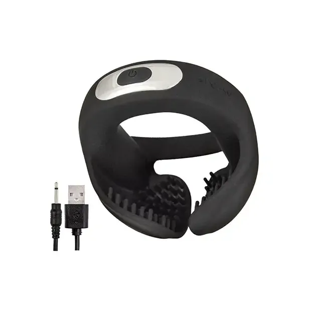 Male Sex Toys Nasstoys Cockpower Scrotum Hugger Cock Ring Black