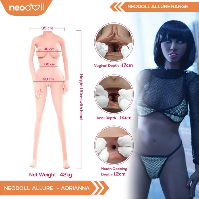 Male Sex Toys Neodoll Allure Adrianna Realistic Sex Doll 161cm Tan 6YE Doll Male Sex Toys Neodoll Allure Adrianna Realistic Sex Doll 161cm Tan 6YE Doll
