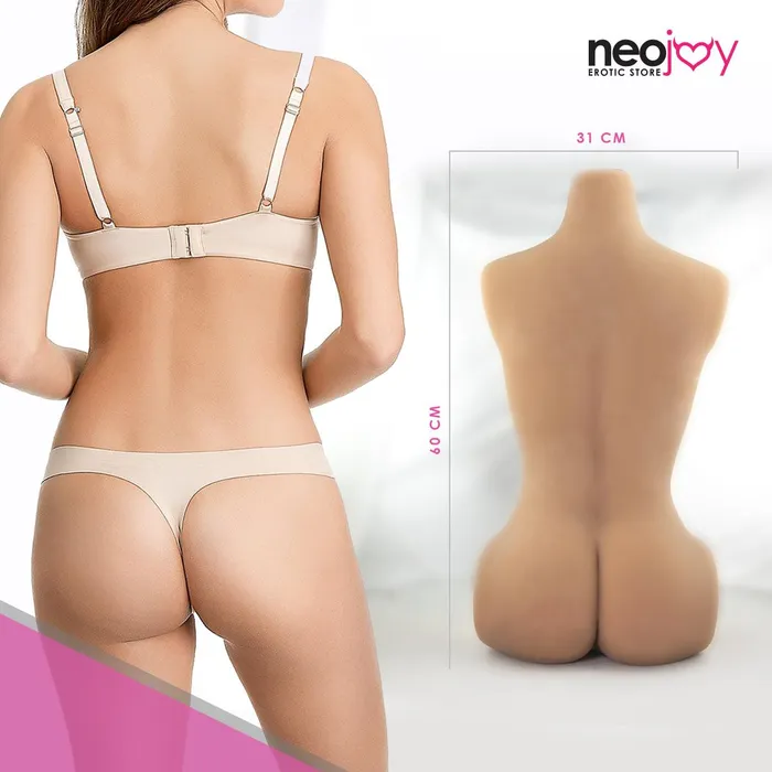 Male Sex Toys Neodoll RF496 Clearance item Neojoy Easy Body Torso Realistic Sex Doll Torso With Head Connector Tan 14kg