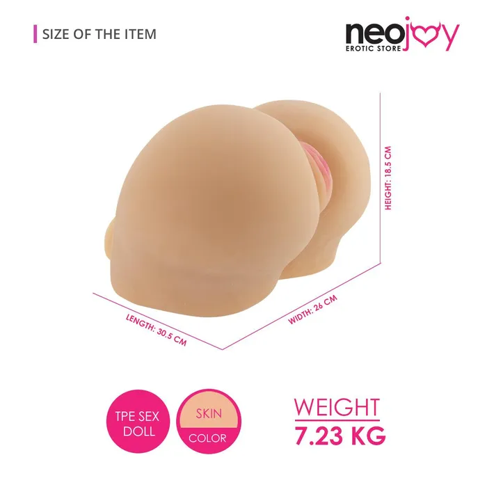 Male Sex Toys Neojoy Neojoy Doggy Style Sex Doll TPE Realistics Ass Vagina Medium 723Kg