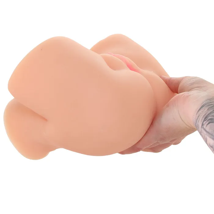 Male Sex Toys Pipedream PDX Elite Shake That Ass Vibrating Masturbator in Light