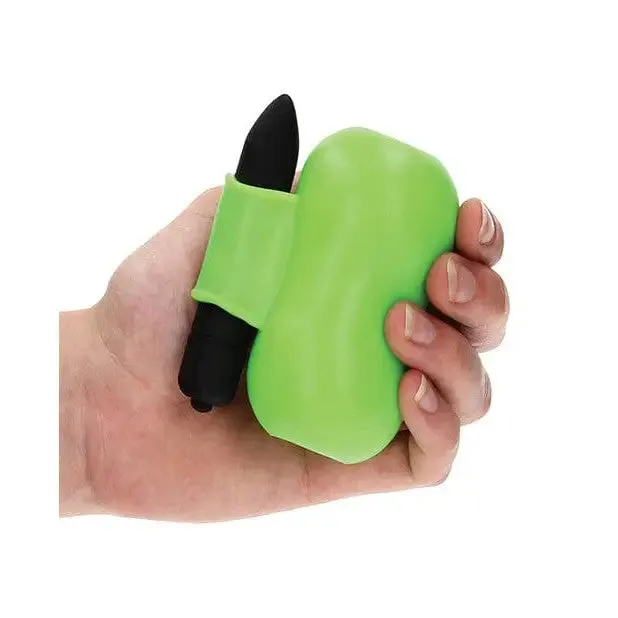 Male Sex Toys Shots America Shots Ouch Vibrating Masturbator Glow In The Dark