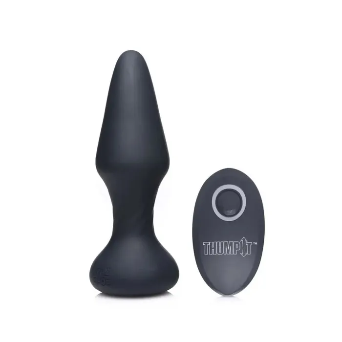 Male Sex Toys Thump It 7x Slim Thumping Silicone Anal Plug