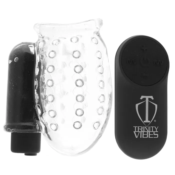 Male Sex Toys XR Brands Trinity Vibes Remote Penis Head Teaser