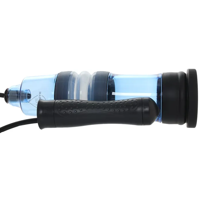 Male Sex Toys Zolo Zolo AquaPump Compact Auto Penis Pump in Blue