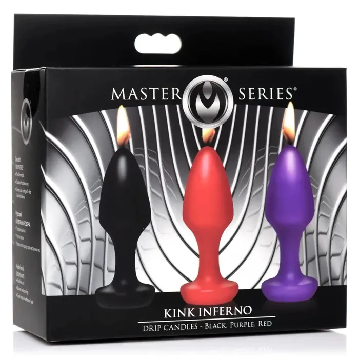 Master Series Anal Master Series Kink Inferno Butt Plug Shaped Drip Candles