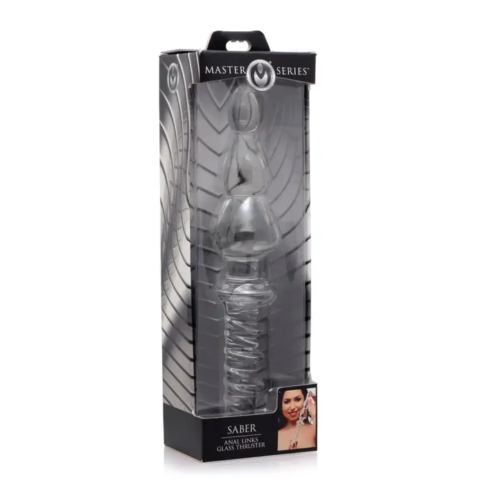 Master Series Anal Saber Anal Links Glass Thruster Master Series Anal Saber Anal Links Glass Thruster