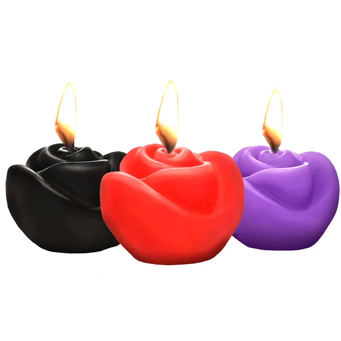 Master Series Fire Garden Drip Candle Trio XR Brands Male Sex Toys