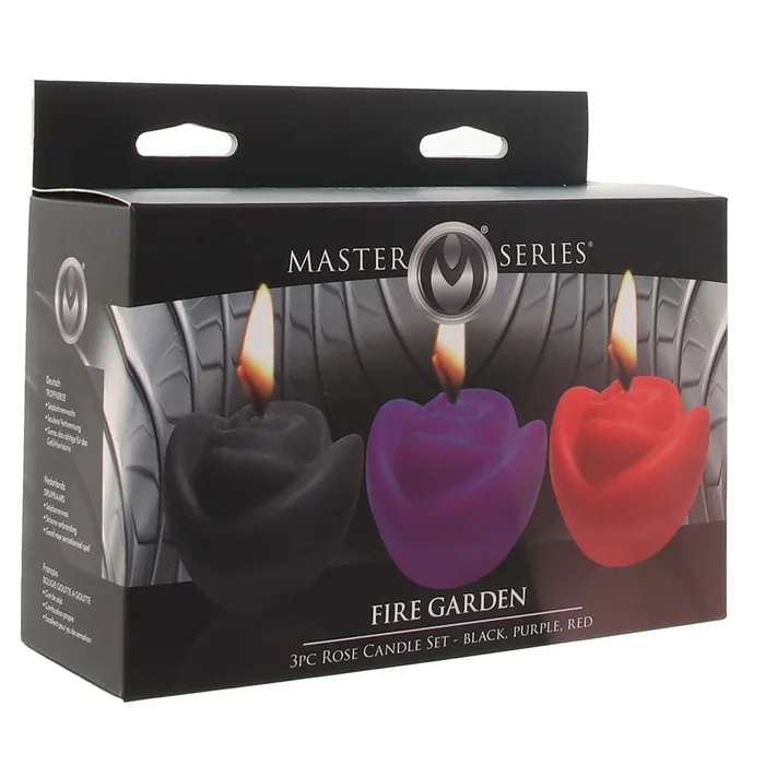 Master Series Fire Garden Drip Candle Trio XR Brands Male Sex Toys