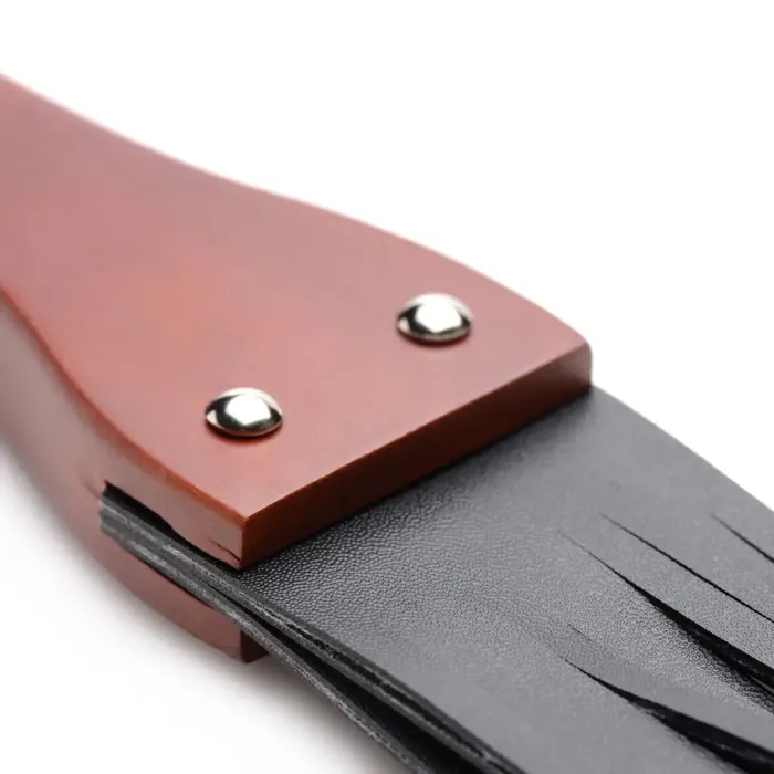 Master Series Vibrators Master Lasher Wooden Flogger
