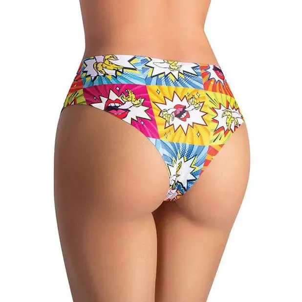 memme Mememe Comics Curious Girl Printed Slip Vibrators memme Mememe Comics Curious Girl Printed Slip Vibrators