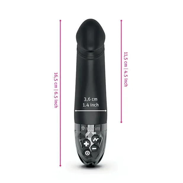 Mystim Gmbh Vibrators Mystim Real Deal Neal eStim Realistic Vibrator Black