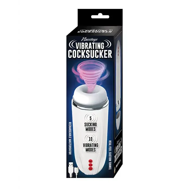 Nasstoys Vibrating Cocksucker White Novelties By Nasswalk Female Sex Toys
