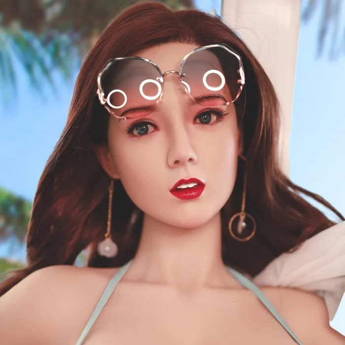 Neodoll Sugar Babe Male Sex Toys Neodoll Sugar Babe Gracelynn Silicone Sex Doll Head Implanted Hair Silicone Colour