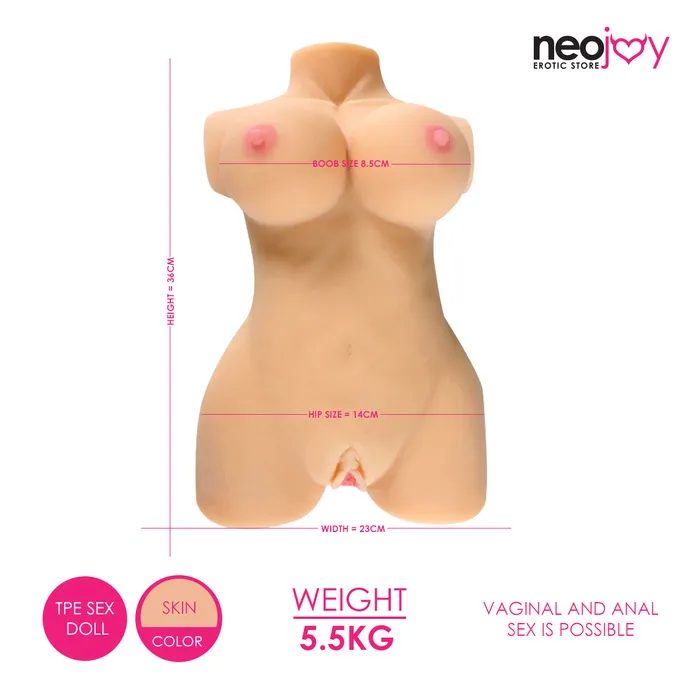 Neojoy Neojoy Love Doll TPE with Realistic Ass and Vagina 55Kg Male Sex Toys