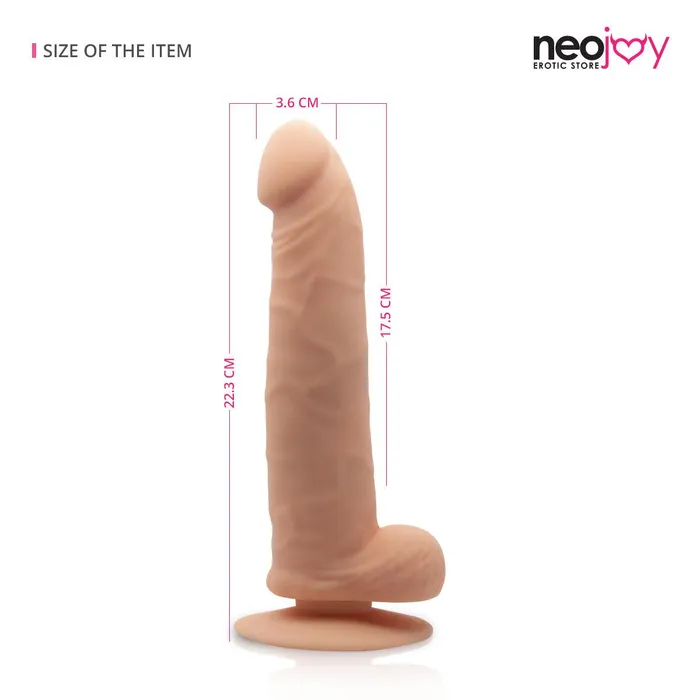Neojoy Silicon Flesh Ultra Realistic Dildo With Suction Cup Flesh 223cm 88 inch Neojoy Female Sex Toys