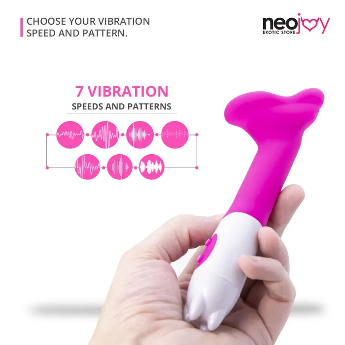 Neojoy The Pussy Licker Silicone Clitoral Vibrator 7Speed Functions Neojoy Female Sex Toys