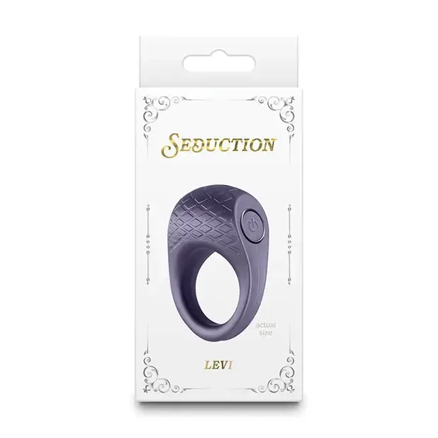 New Sensations Novelties Inc Vibrators Seduction Levi Metallic Gray