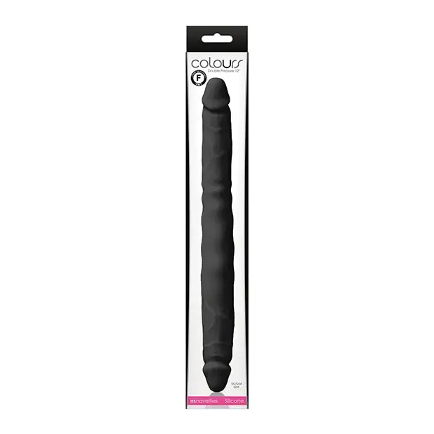 NS Novelties Dildos Colours Double Pleasure 12 in Dual Ended Dildo Purple