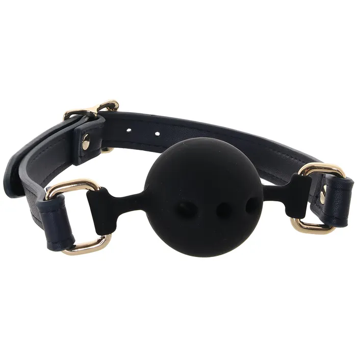 ns novelties Vibrators Bondage Couture Ball Gag in Blue