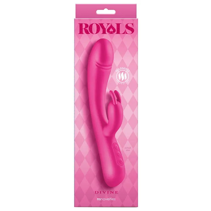 ns novelties Vibrators Royals Divine Warming Rabbit Vibe