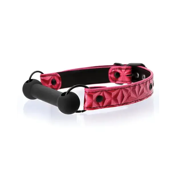 NS Novelties Vibrators Sinful Silicone Bar Gag Pink NS Novelties Vibrators Sinful Silicone Bar Gag Pink