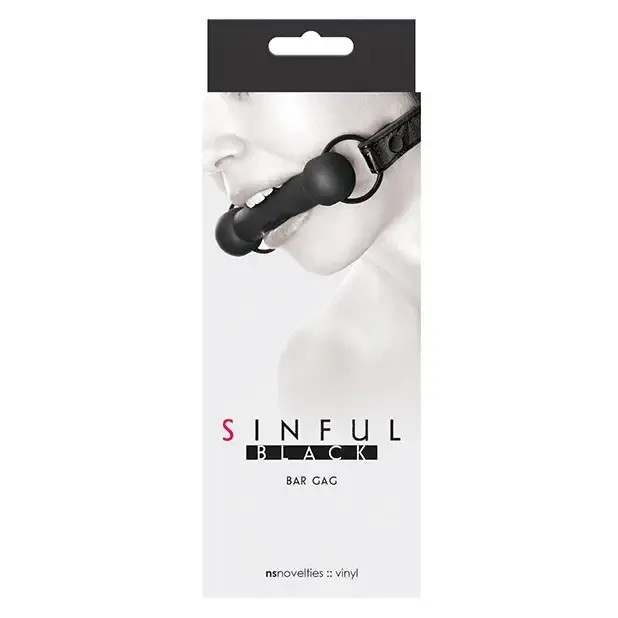 NS Novelties Vibrators Sinful Silicone Bar Gag Pink NS Novelties Vibrators Sinful Silicone Bar Gag Pink