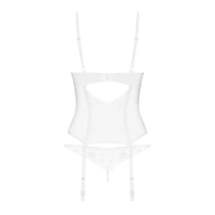 Obsessive Male Sex Toys Obsessive Alissium corset thong White ML Obsessive Male Sex Toys Obsessive Alissium corset thong White ML